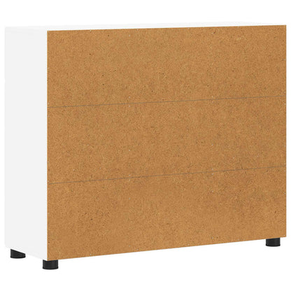 Sideboard FLORIN White 88.5 x 30.5 x 73 cm Engineered Wood