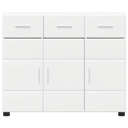 Sideboard FLORIN White 88.5 x 30.5 x 73 cm Engineered Wood