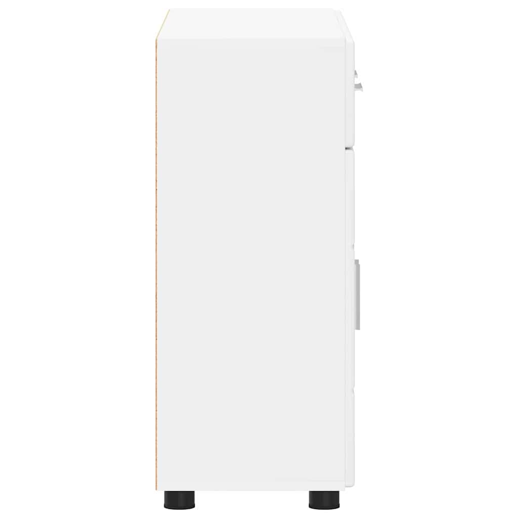 Sideboard FLORIN White 88.5 x 30.5 x 73 cm Engineered Wood