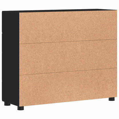 Sideboard FLORIN Black 88.5 x 30.5 x 73 cm Engineered Wood