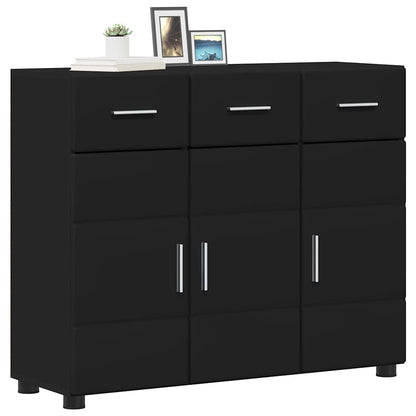 Sideboard FLORIN Black 88.5 x 30.5 x 73 cm Engineered Wood