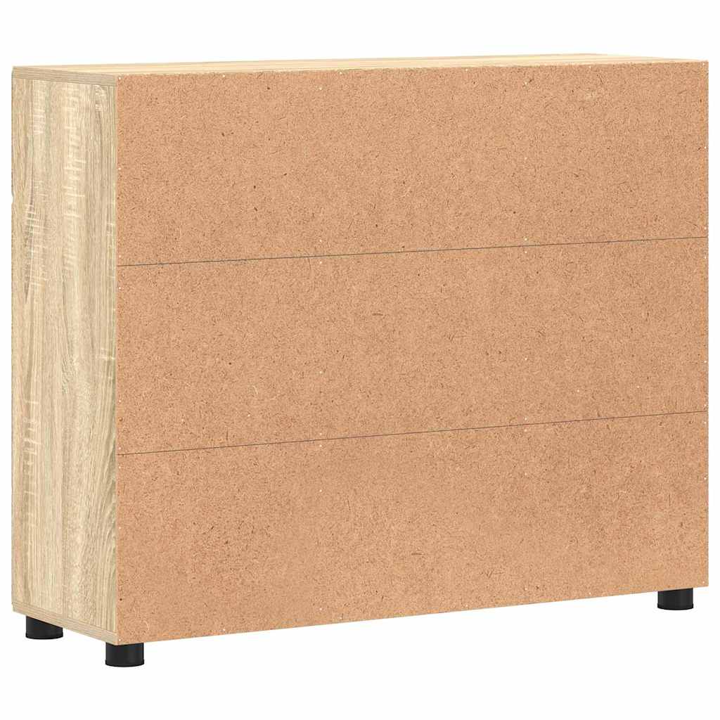 Sideboard FLORIN Sonoma Oak 88.5 x 30.5 x 73 cm Engineered Wood