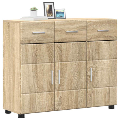 Sideboard FLORIN Sonoma Oak 88.5 x 30.5 x 73 cm Engineered Wood
