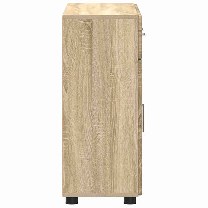 Sideboard FLORIN Sonoma Oak 88.5 x 30.5 x 73 cm Engineered Wood