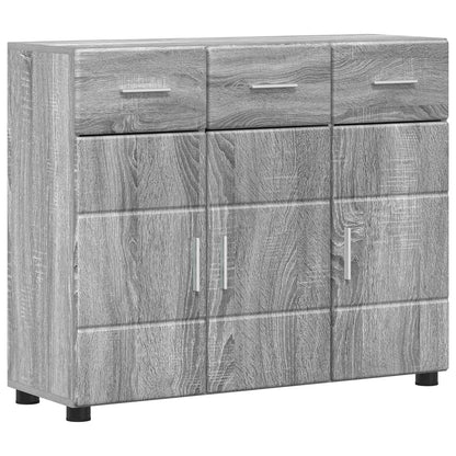 Sideboard with Shelf FLORIN Grey Sonoma 88.5 x 30.5 x 73 cm