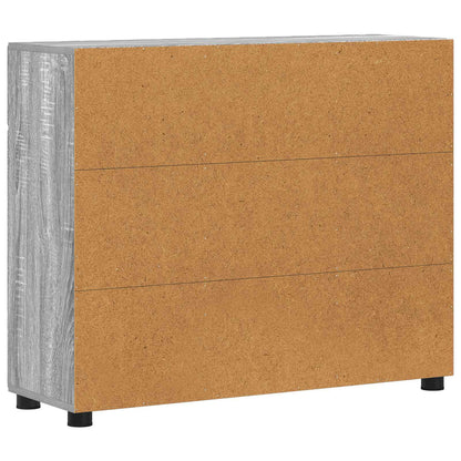 Sideboard with Shelf FLORIN Grey Sonoma 88.5 x 30.5 x 73 cm