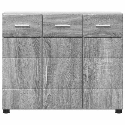 Sideboard with Shelf FLORIN Grey Sonoma 88.5 x 30.5 x 73 cm