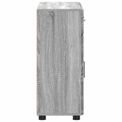 Sideboard with Shelf FLORIN Grey Sonoma 88.5 x 30.5 x 73 cm