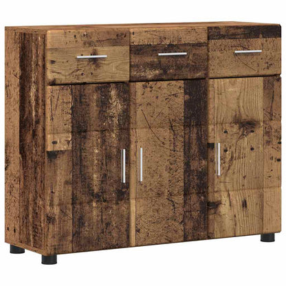 Sideboard FLORIN Old Wood 88.5 x 30.5 x 73 cm Engineered Wood