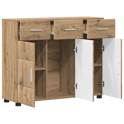 Sideboard FLORIN 88.5 x 30.5 x 73 cm Artisan Oak
