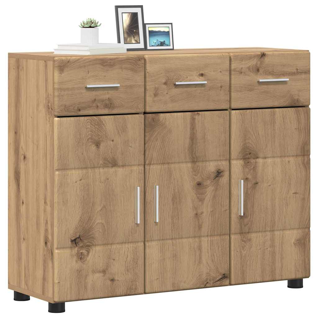 Sideboard FLORIN 88.5 x 30.5 x 73 cm Artisan Oak