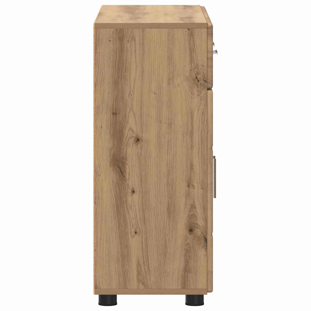 Sideboard FLORIN 88.5 x 30.5 x 73 cm Artisan Oak