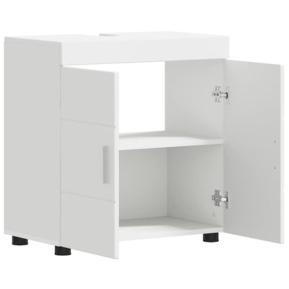 Bathroom Cabinet Set with Storage TULUM White 60 x 34 x 63 cm