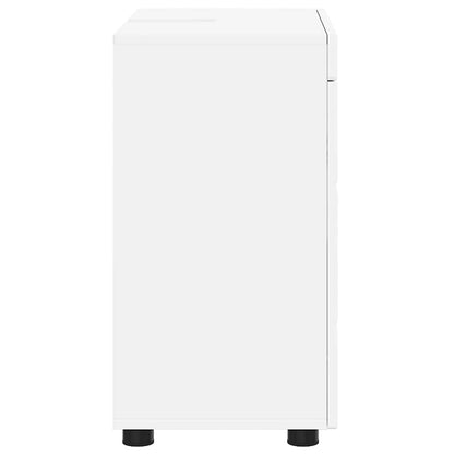 Bathroom Cabinet Set with Storage TULUM White 60 x 34 x 63 cm
