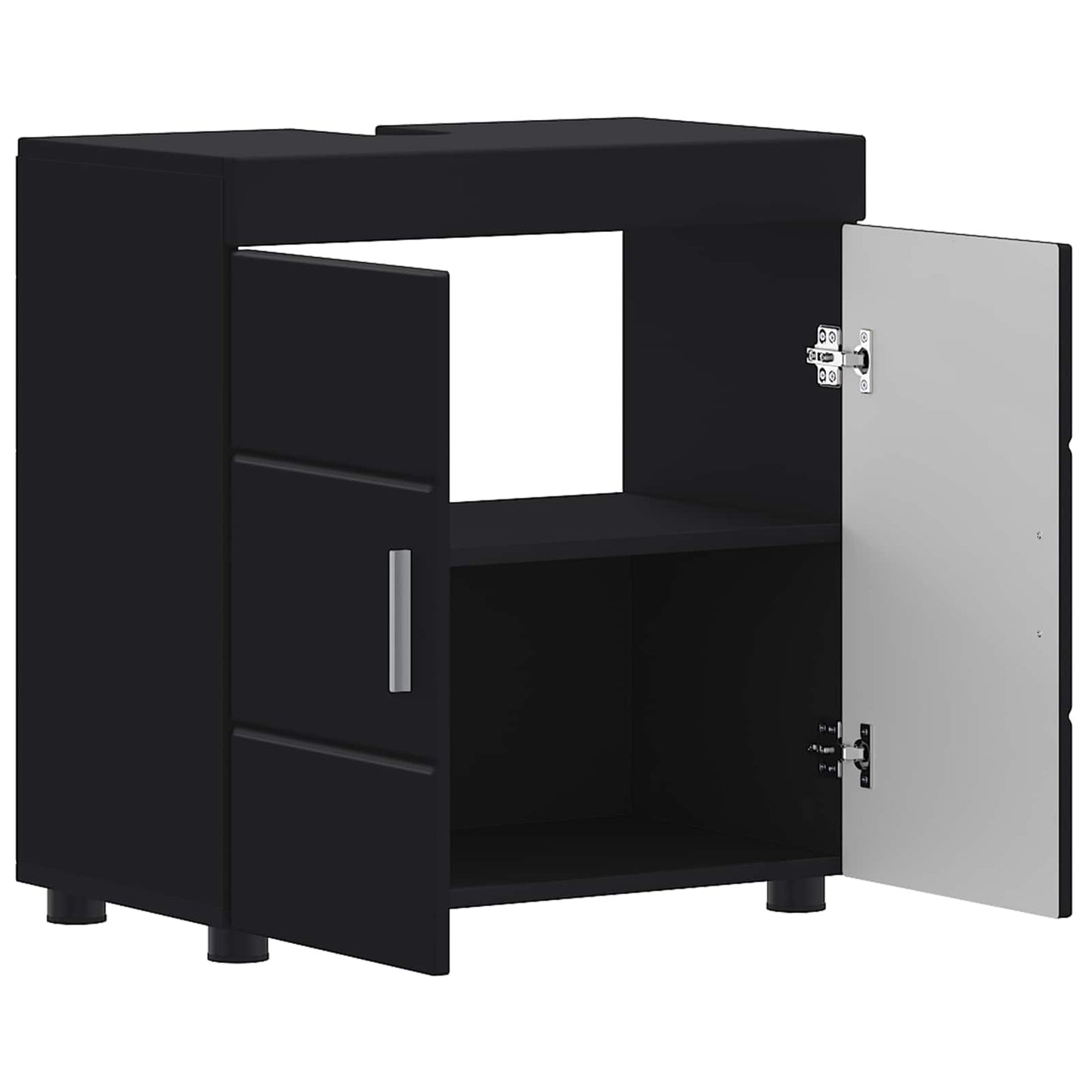 Bathroom Cabinet Set TULUM Black 60 x 34 x 63 cm
