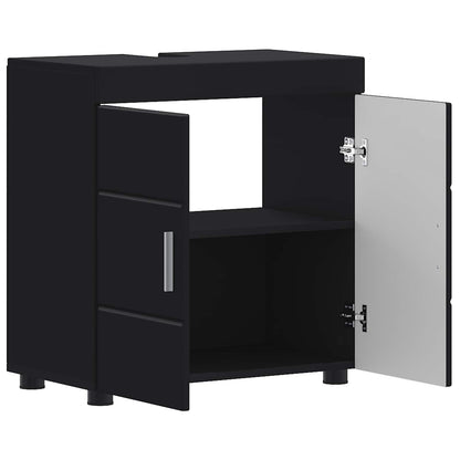 Bathroom Cabinet Set TULUM Black 60 x 34 x 63 cm