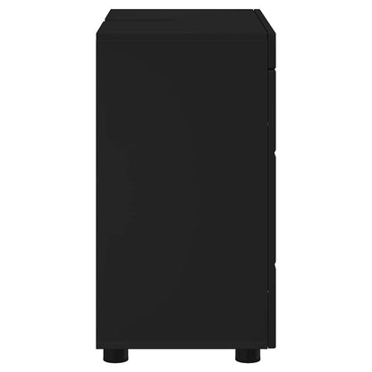 Bathroom Cabinet Set with Storage TULUM Black 60 x 34 x 63 cm