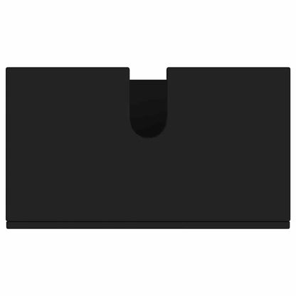 Bathroom Cabinet Set with Storage TULUM Black 60 x 34 x 63 cm