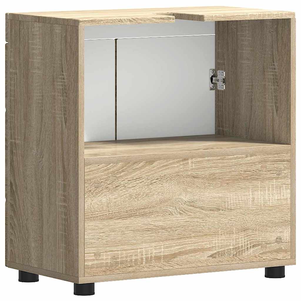 Bathroom Cabinet Set TULUM Sonoma Oak 60 x 34 x 63 cm