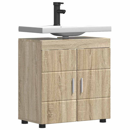 Bathroom Cabinet Set TULUM Sonoma Oak 60 x 34 x 63 cm