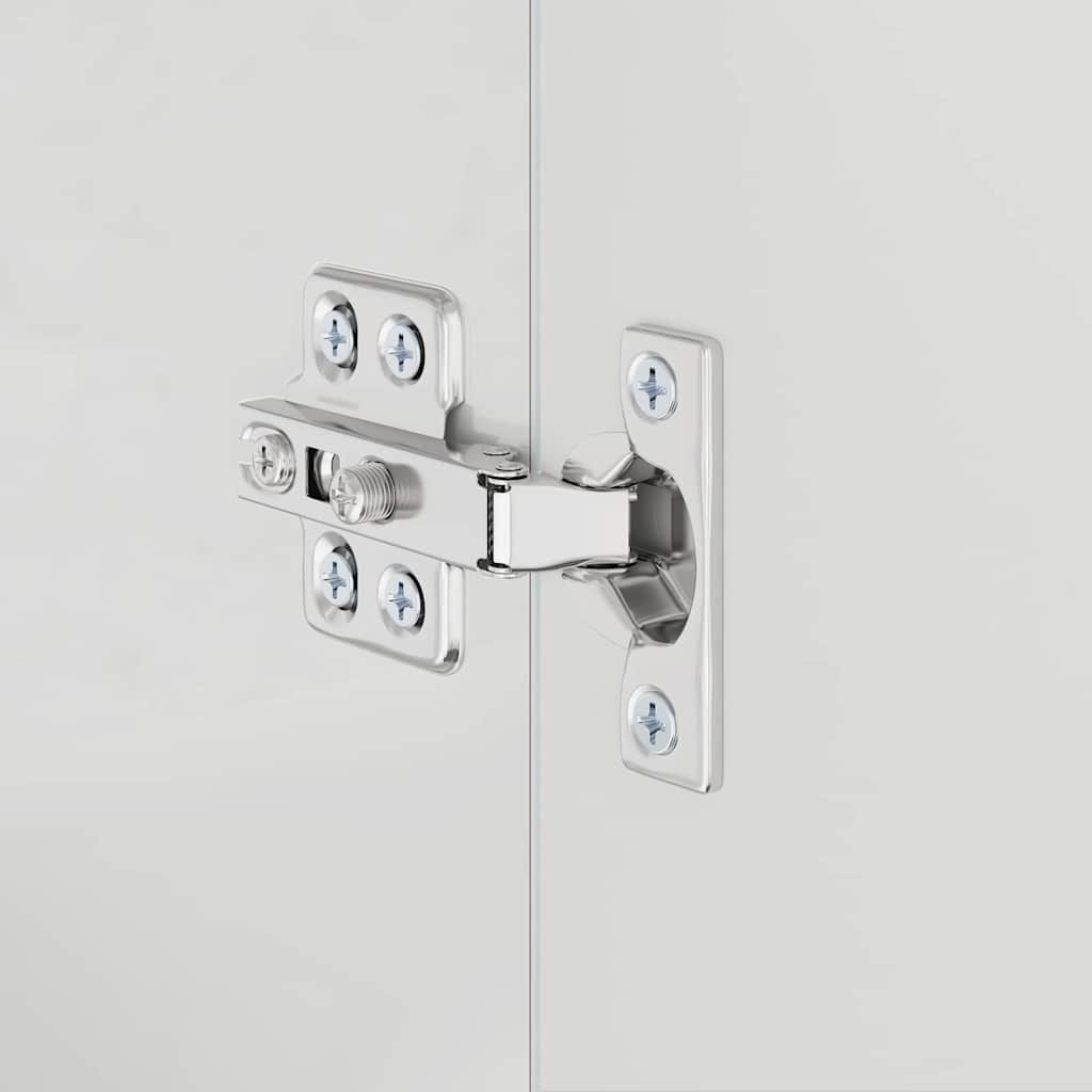 Bathroom Cabinet Set TULUM High Gloss White 60 x 34 x 63 cm