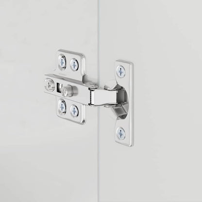 Bathroom Cabinet Set TULUM High Gloss White 60 x 34 x 63 cm