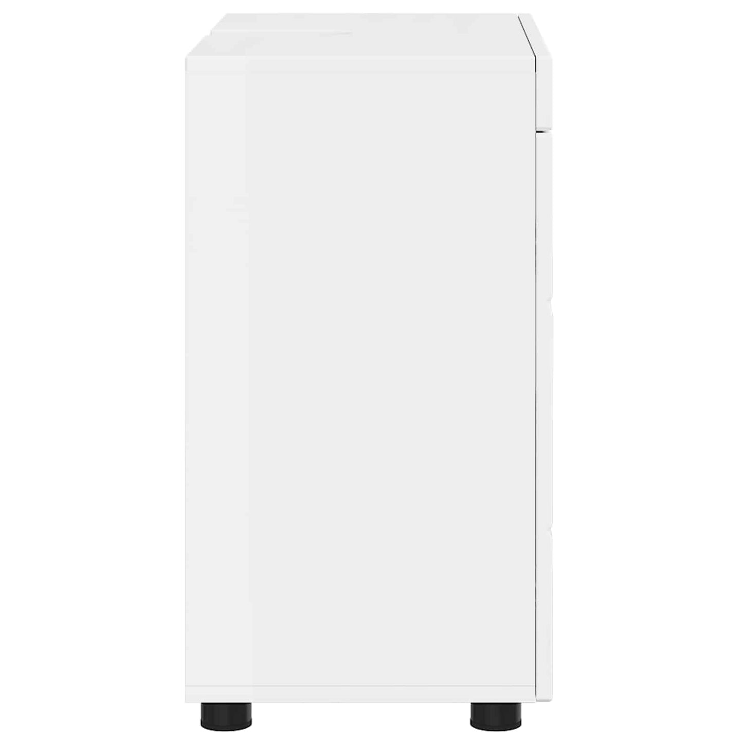 Bathroom Cabinet Set TULUM High Gloss White 60 x 34 x 63 cm