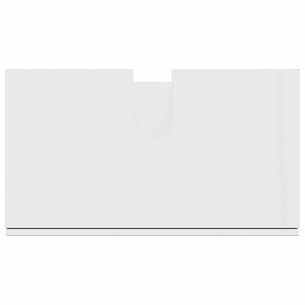 Bathroom Cabinet Set TULUM High Gloss White 60 x 34 x 63 cm