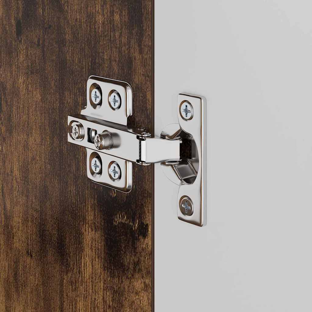 Bathroom Cabinet Set TULUM Smoked Oak 60 x 34 x 63 cm