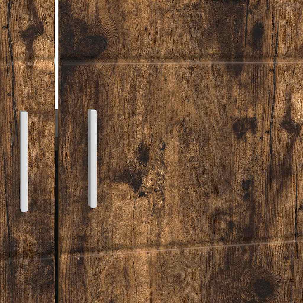 Bathroom Cabinet Set TULUM Smoked Oak 60 x 34 x 63 cm