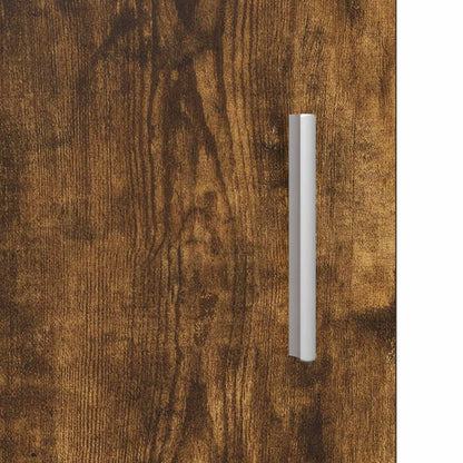 Bathroom Cabinet Set TULUM Smoked Oak 60 x 34 x 63 cm