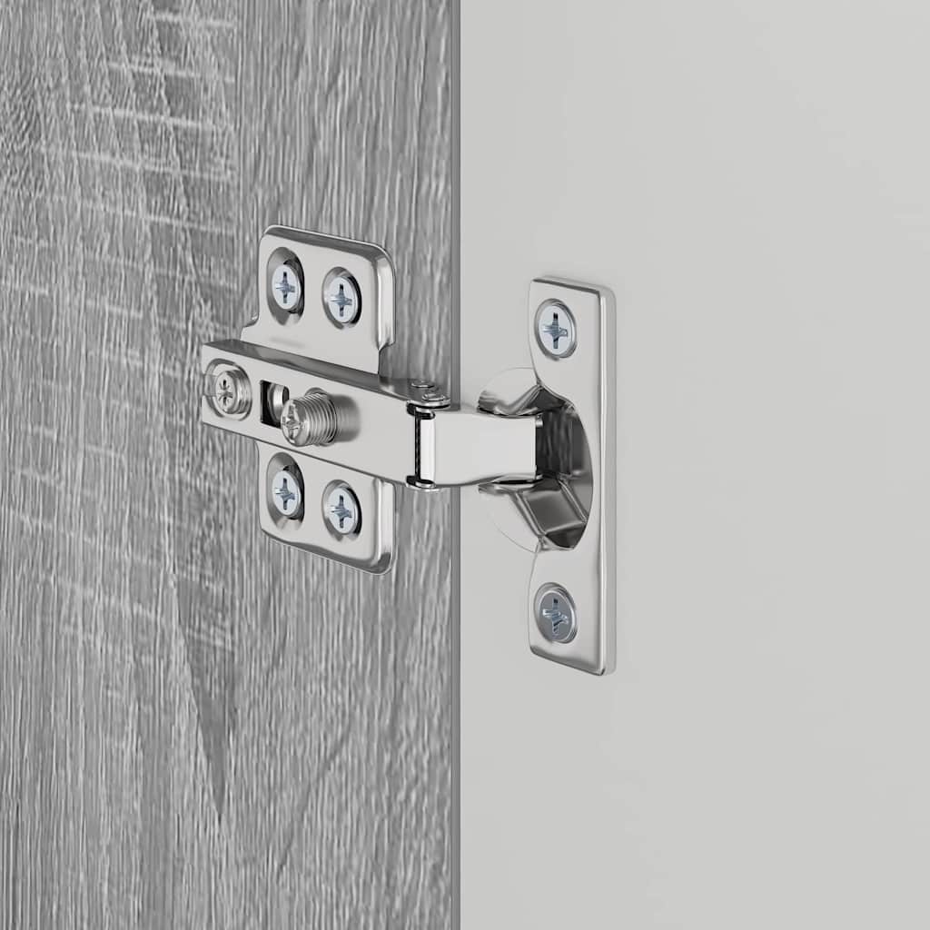 Bathroom Cabinet Set TULUM Grey Sonoma 60 x 34 x 63 cm