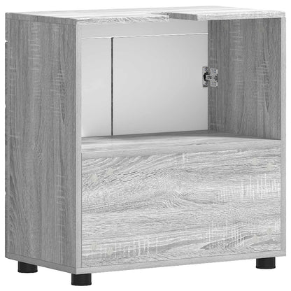 Bathroom Cabinet Set TULUM Grey Sonoma 60 x 34 x 63 cm