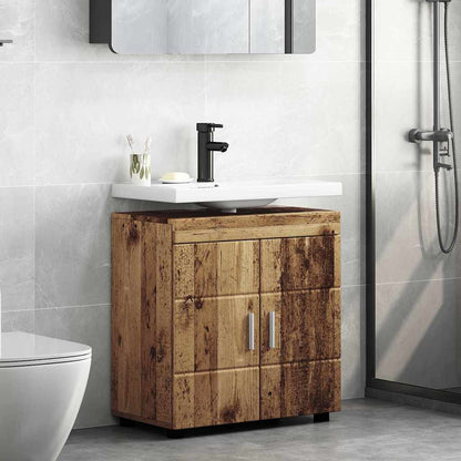 Bathroom Cabinet Set TULUM Old Wood 60 x 34 x 63 cm