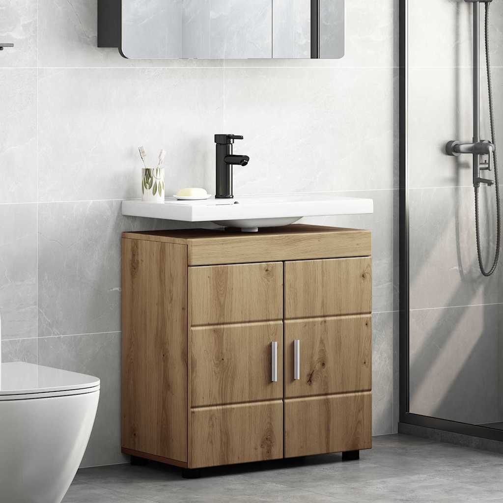 Bathroom Cabinet Set TULUM Artisan Oak 60 x 34 x 63 cm