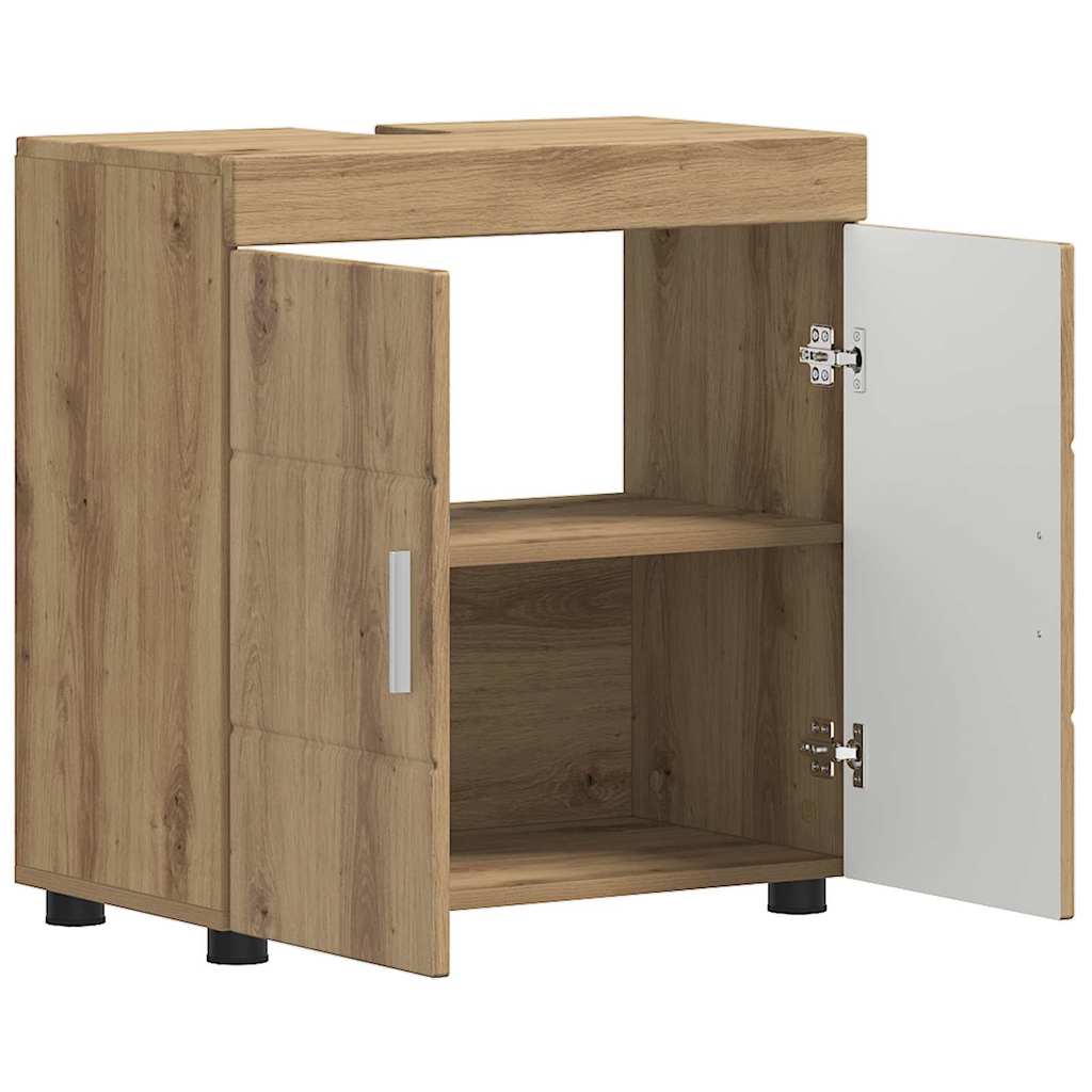 Bathroom Cabinet Set TULUM Artisan Oak 60 x 34 x 63 cm