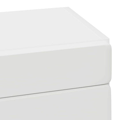 Bathroom Wall Cabinet with Shelf TULUM White 37 x 24.5 x 86 cm