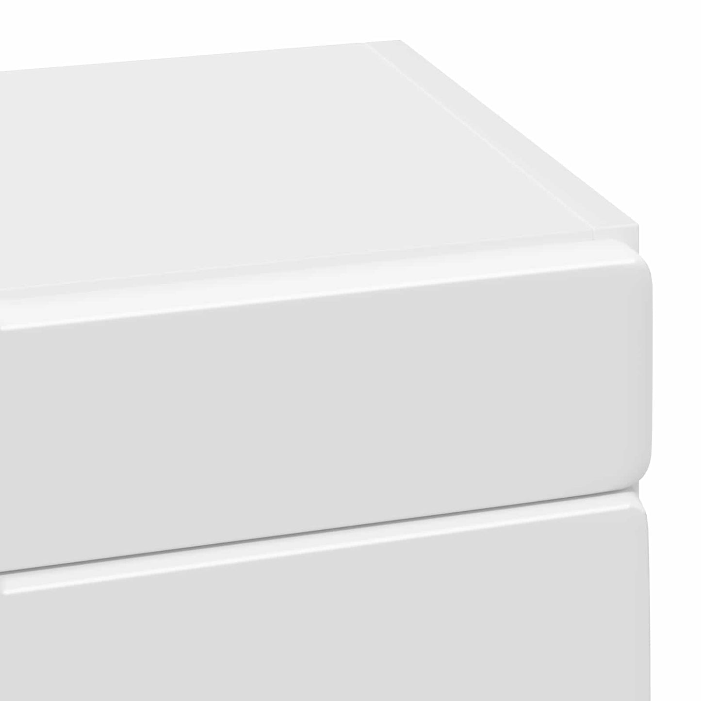 Bathroom Wall Cabinet with Shelf TULUM White 37 x 24.5 x 86 cm