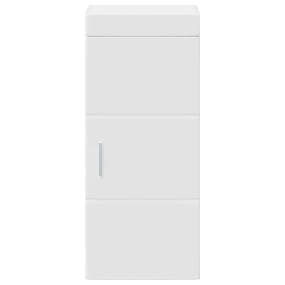 Bathroom Wall Cabinet with Shelf TULUM White 37 x 24.5 x 86 cm