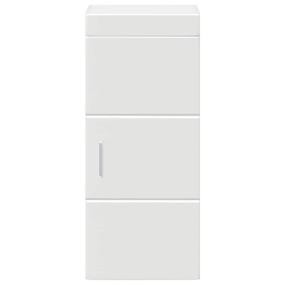 Bathroom Wall Cabinet with Shelf TULUM White 37 x 24.5 x 86 cm