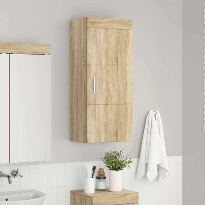 Bathroom Wall Cabinet TULUM Sonoma Oak 37 x 24.5 x 86 cm