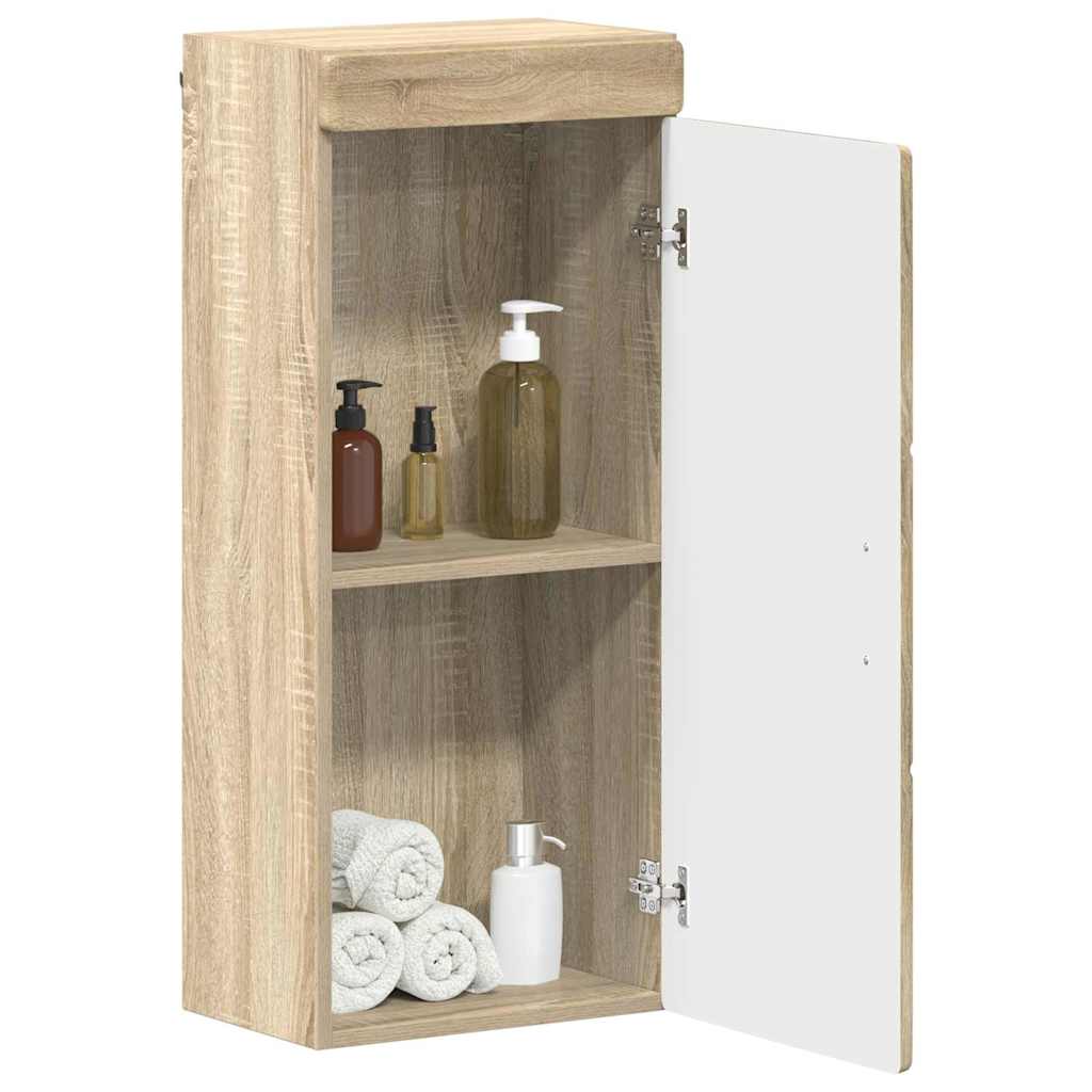Bathroom Wall Cabinet TULUM Sonoma Oak 37 x 24.5 x 86 cm