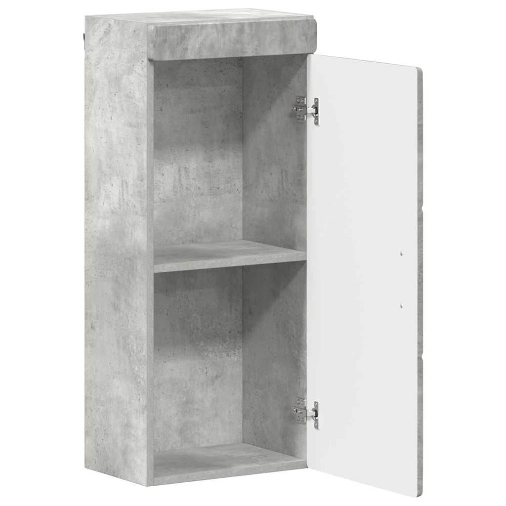 Bathroom Wall Cabinet TULUM Concrete Grey 37 x 24.5 x 86 cm