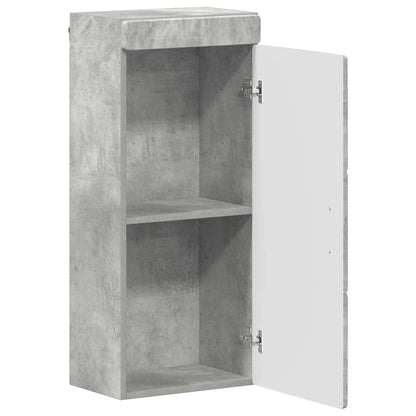Bathroom Wall Cabinet TULUM Concrete Grey 37 x 24.5 x 86 cm