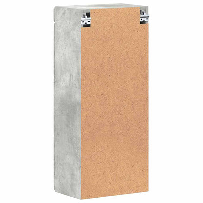 Bathroom Wall Cabinet TULUM Concrete Grey 37 x 24.5 x 86 cm
