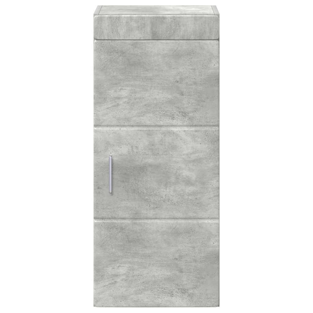 Bathroom Wall Cabinet TULUM Concrete Grey 37 x 24.5 x 86 cm