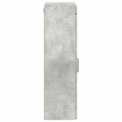 Bathroom Wall Cabinet TULUM Concrete Grey 37 x 24.5 x 86 cm