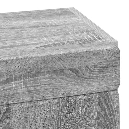 Bathroom Wall Cabinet TULUM Grey Sonoma 37 x 24.5 x 86 cm