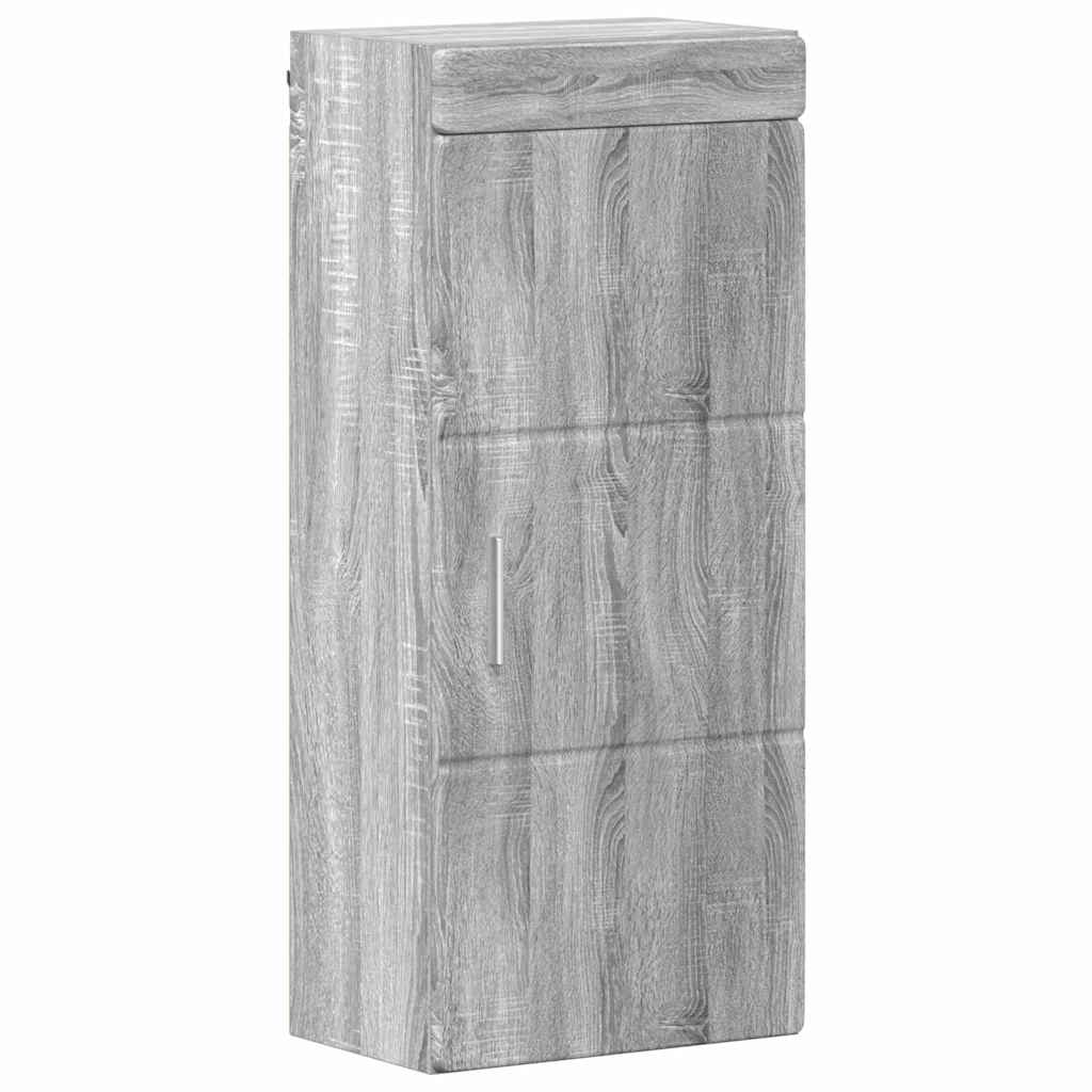 Bathroom Wall Cabinet TULUM Grey Sonoma 37 x 24.5 x 86 cm