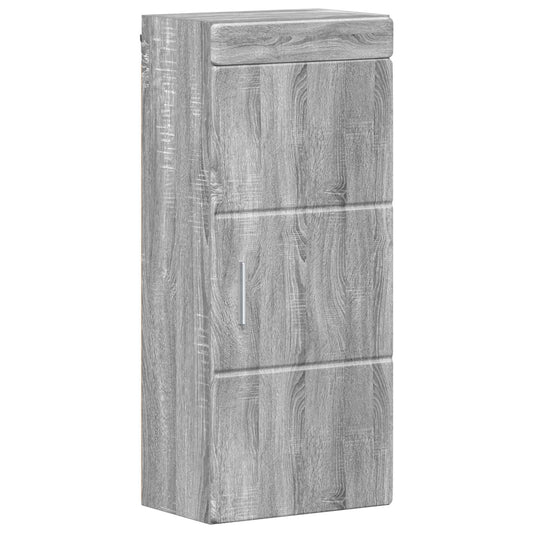 Bathroom Wall Cabinet TULUM Grey Sonoma 37 x 24.5 x 86 cm